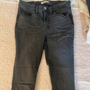 Black Madewell Skinny Jeans, size 27